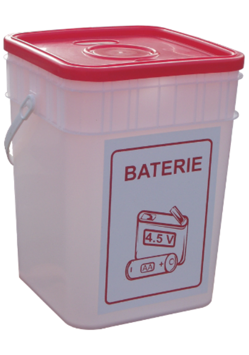Pojemnik na zużyte baterie 15L