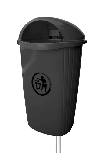 Kosz uliczny na śmieci Dinos 50 L