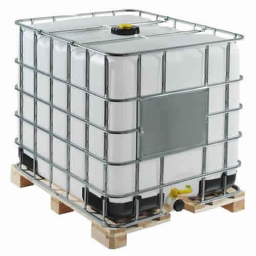 Kontener IBC UN 1000L na palecie plastikowej