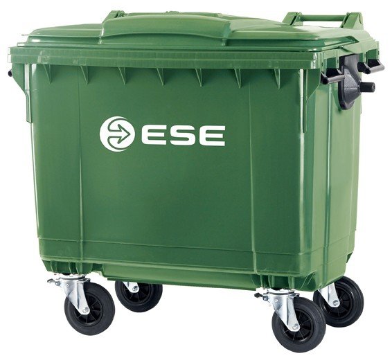 Pojemnik na odpady 660L ESE zielony