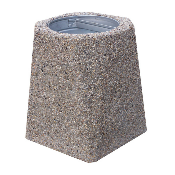Kosz betonowy trapezowy 40l. kod: 144