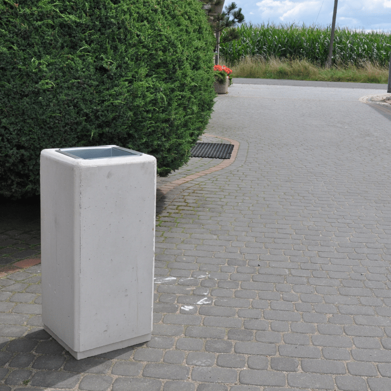 Kosz z betonu archit. 30l. kod: 165B