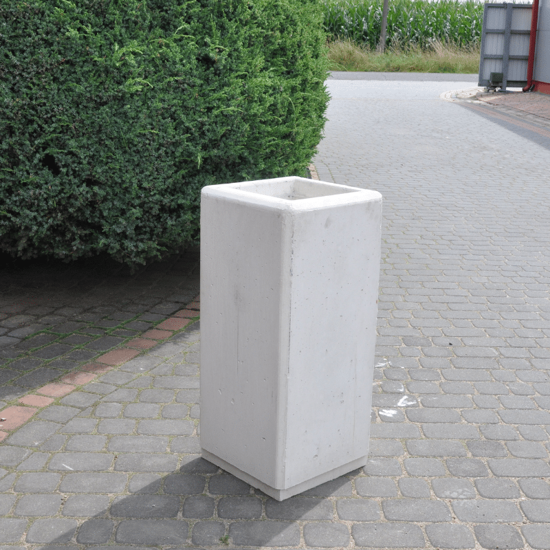 Donica prostokątna z betonu archit. kod: 200