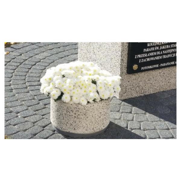 Donica betonowa okrągła 50×30 kod: 201