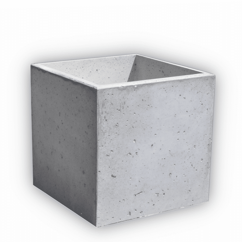 Donica kwadratowa z betonu archit. 50x50x50 kod: 2010