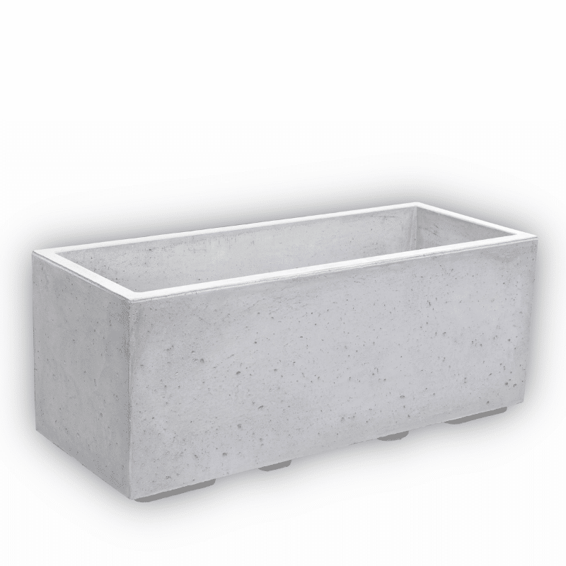 Donica prostokątna z betonu archit. 100x40x40 kod: 2012