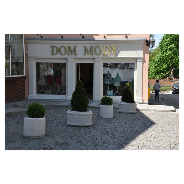 Donica betonowa okrągła 50×50 kod: 202