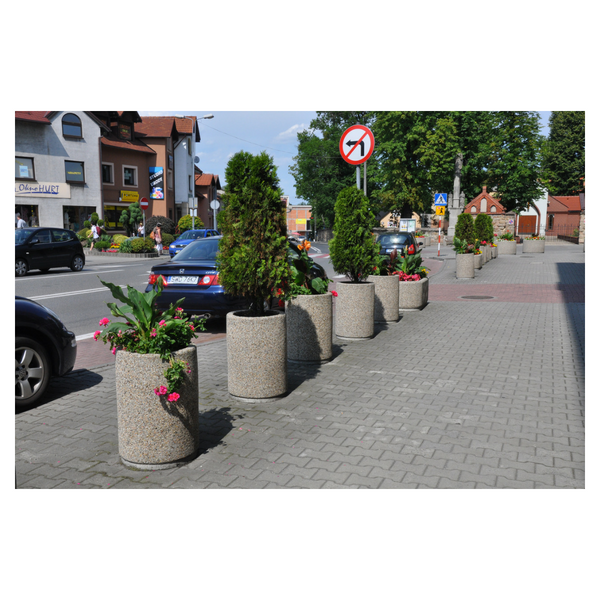 Donica betonowa okrągła 50×75 kod: 203