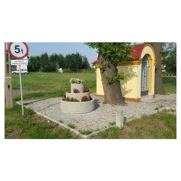 Donica betonowa okrągła 130×40 kod: 216