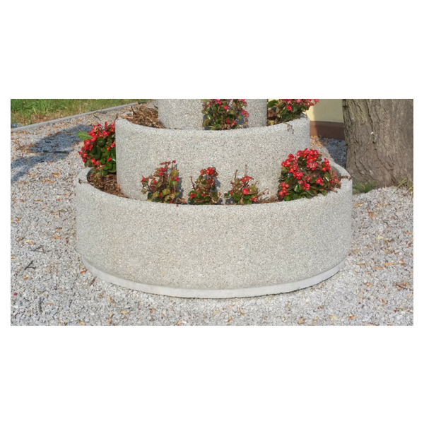 Donica betonowa okrągła 130×40 kod: 216