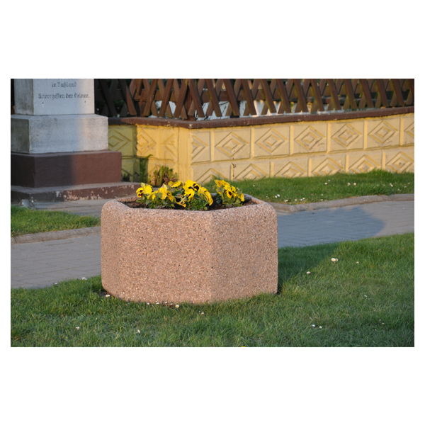 Donica betonowa sześciokątna 120×60 kod: 227