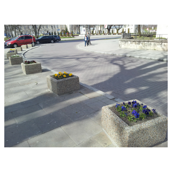 Donica betonowa kwadratowa 60x60x40 kod: 229