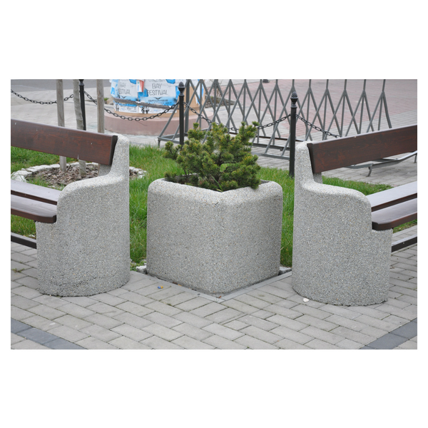 Donica betonowa kwadratowa 60x60x60 kod: 231