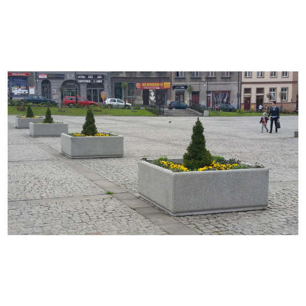 Donica betonowa kwadratowa 150x150x60 kod: 235