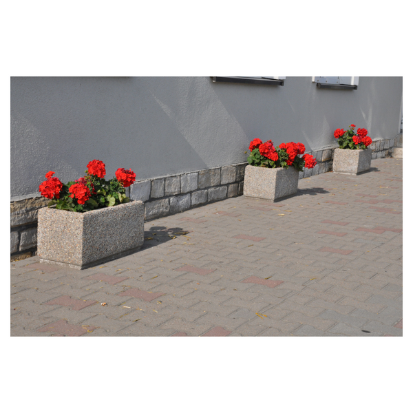 Donica betonowa prostokątna 60x30x32 kod: 237