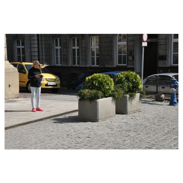 Donica betonowa prostokątna 120x60x60 kod: 245