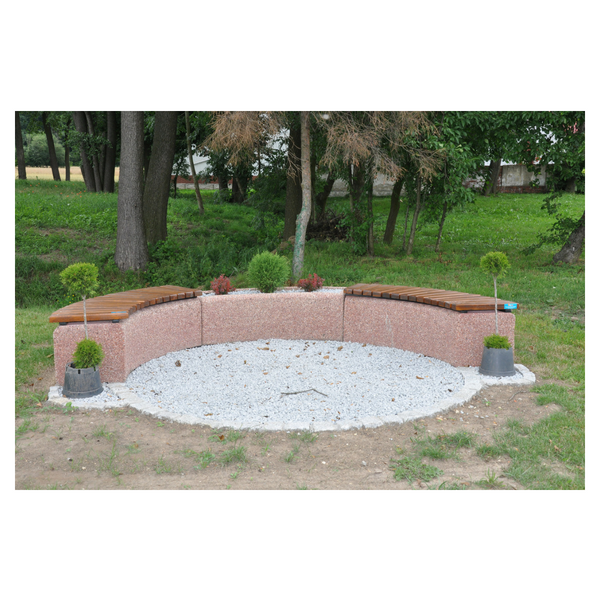 Donica betonowa łukowa 157x40x40 kod: 249