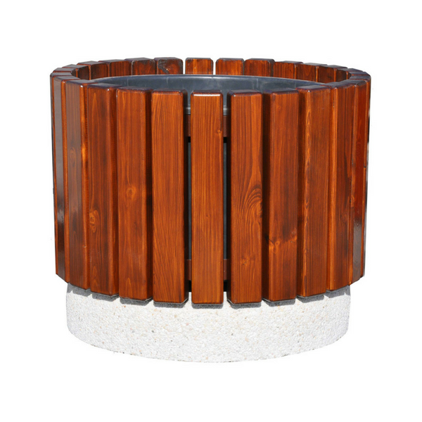 Donica betonowo-drewniana 63×52 kod: 272