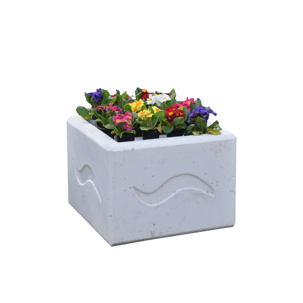 Donica kwadratowa z betonu archit. 60x60x40 kod: 283