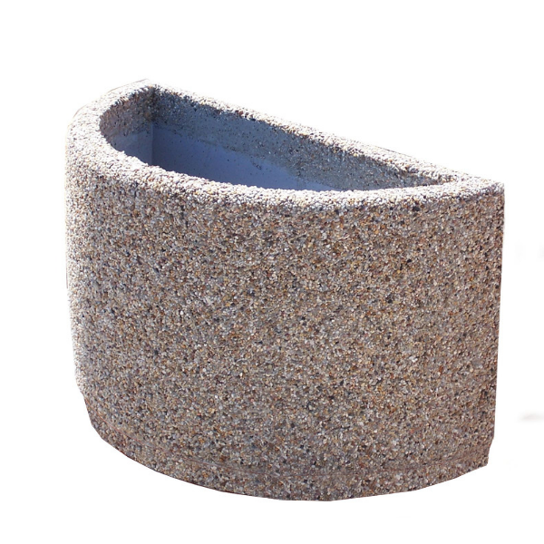Donica betonowa półokrągła śr. 80 cm kod: 288