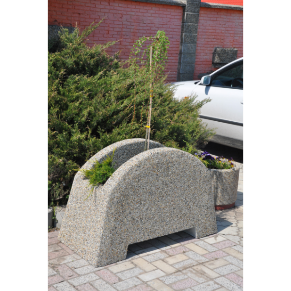 Donica betonowa łukowa 120×76 cm kod: 290