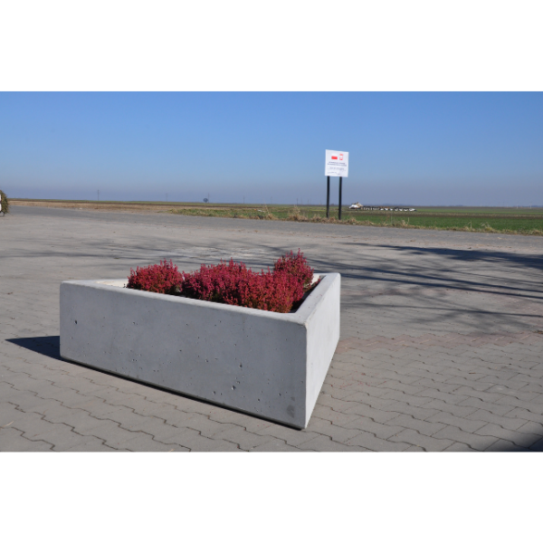 Donica trójkątna z betonu archit.163×42 kod: 297
