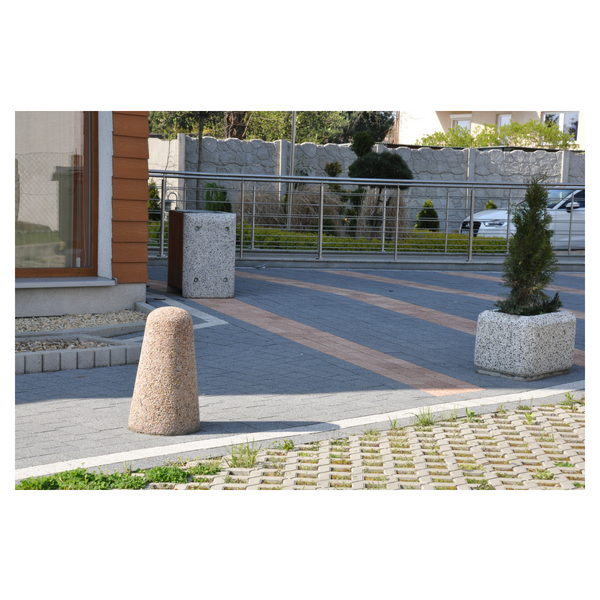 Betonowy słupek parkingowy wys. 60cm Ø 20/35cm kod: 302