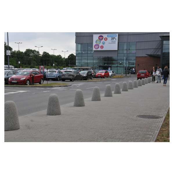 Betonowy słupek parkingowy wys. 60cm Ø 27/40cm kod: 305