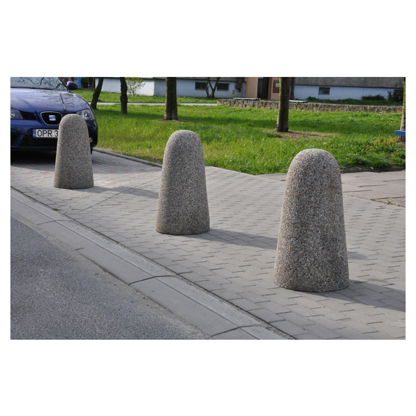 Betonowy słupek parkingowy wys. 80cm Ø 27/40cm kod: 306