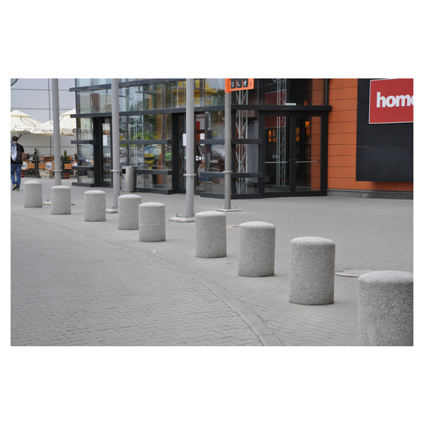 Betonowy słupek parkingowy wys. 70cm Ø 40cm kod: 308
