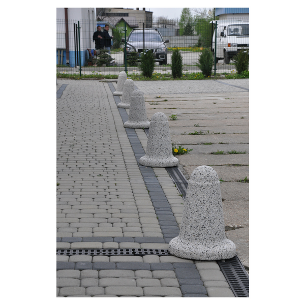 Betonowy słupek parkingowy wys. 50cm Ø 17/35cm kod: 315