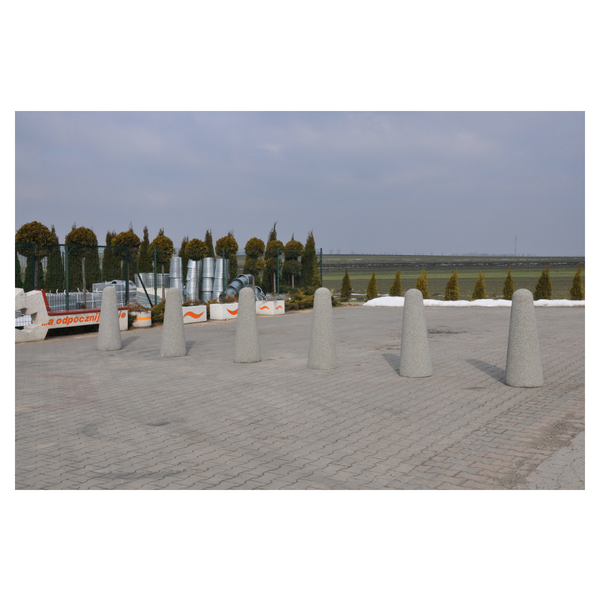 Betonowy słupek parkingowy wys. 110cm Ø 20/40cm kod: 347