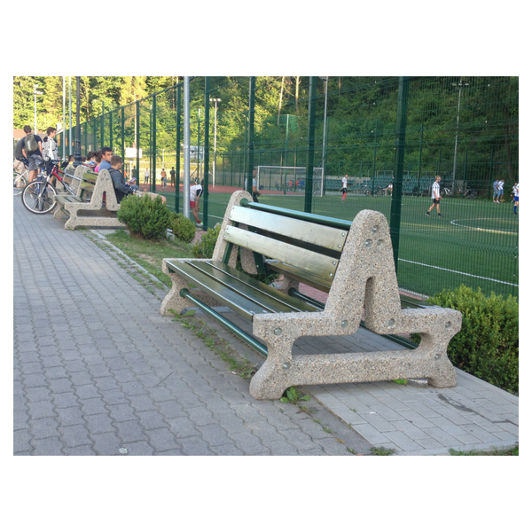 Ławka betonowa 200×116 wys. 94 kod: 406