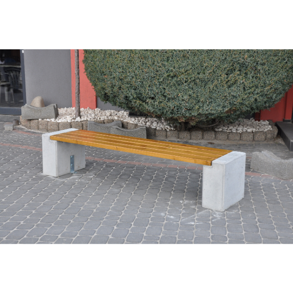 Ławka z betonu archit. 200×45 wys. 42 kod: 407A