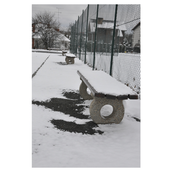 Ławka betonowa 200×43 wys. 95 kod: 410
