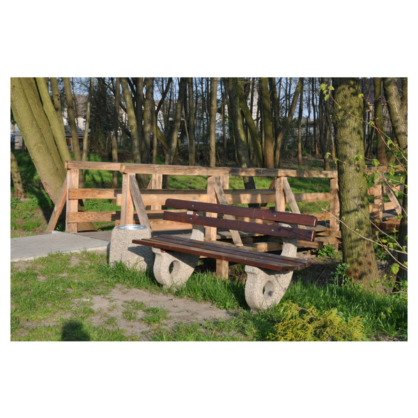 Ławka betonowa 200×43 wys. 88 kod: 412