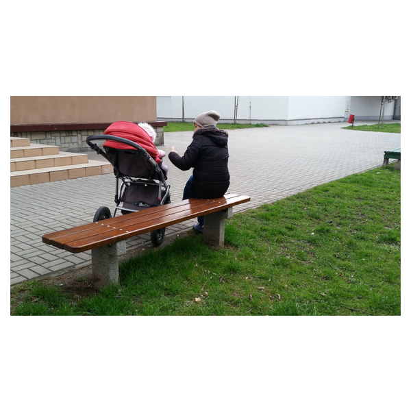Ławka betonowa 200×40 wys. 85 kod: 417