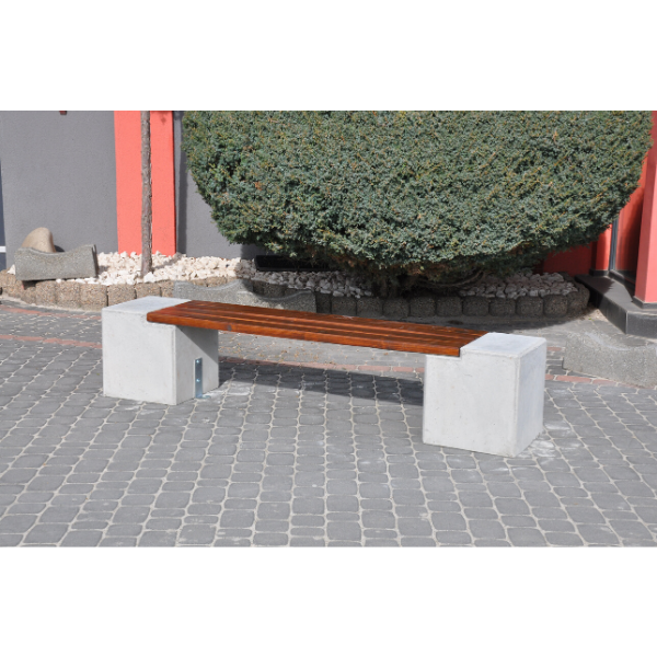 Ławka z betonu archit. 200×40 wys. 42 kod: 418A