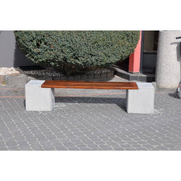 Ławka z betonu archit. 200×40 wys. 42 kod: 418A