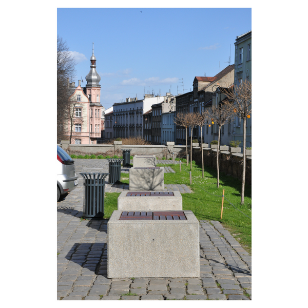 Ławka betonowa 100×100 wys. 60 kod: 427