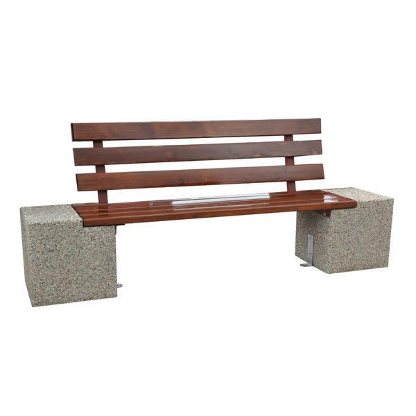Ławka betonowa 200×40 wys. 87 kod: 429