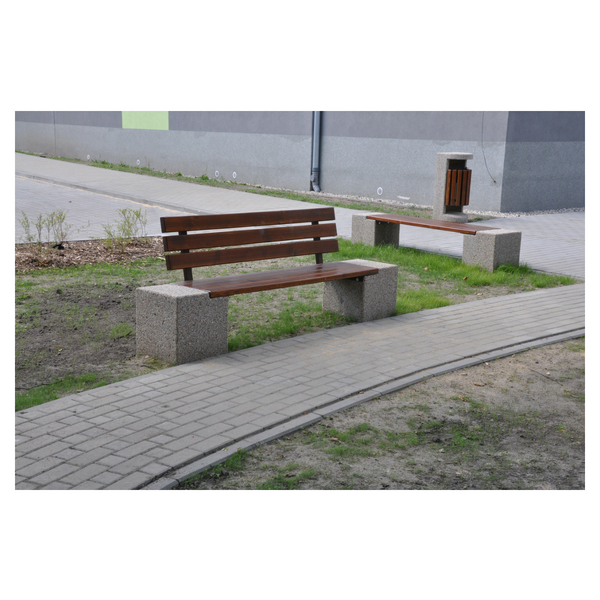 Ławka betonowa 200×40 wys. 87 kod: 429