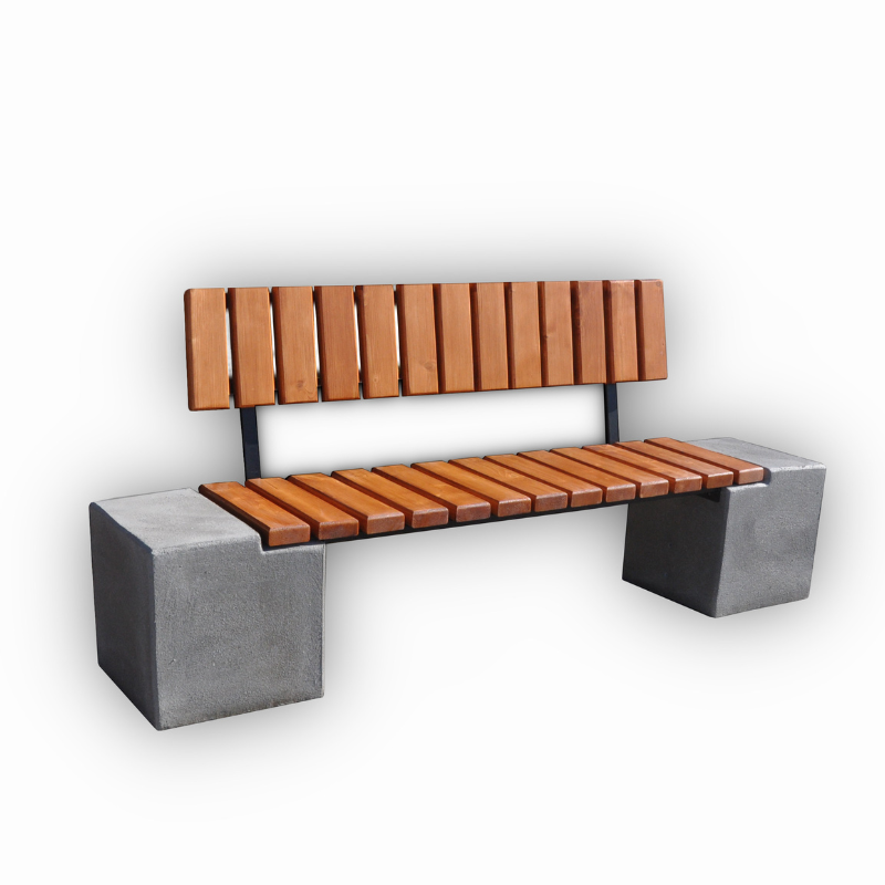 Ławka betonowa 200×40 wys. 80 kod: 429P