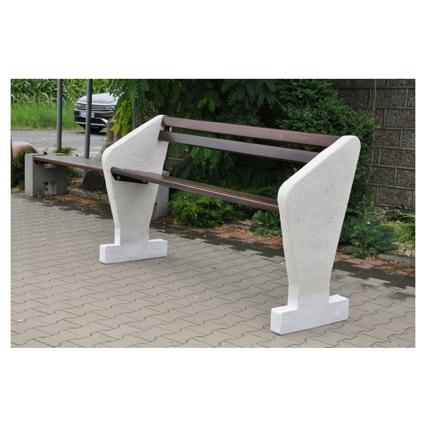 Ławka betonowa 200×40 wys. 88 kod: 454