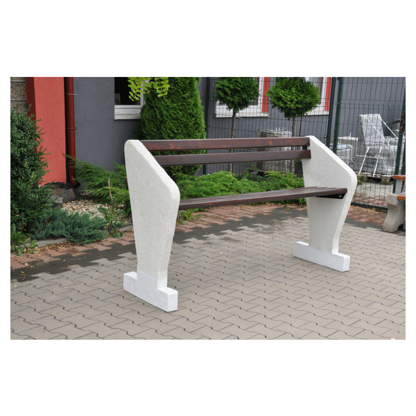 Ławka betonowa 200×40 wys. 88 kod: 454