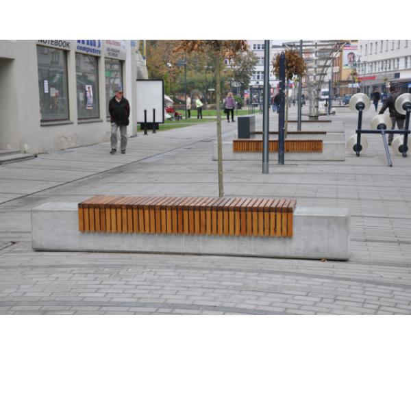 Ławka z betonu archit. 300×46 wys. 46 kod: 460