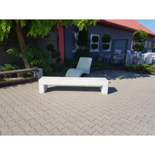 Ławka z betonu archit. 200×40 wys.40 kod: 465