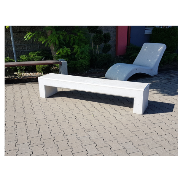 Ławka z betonu archit. 200×40 wys.40 kod: 465