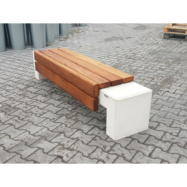 Ławka z betonu archit. 200×45 wys. 45 kod: 465B