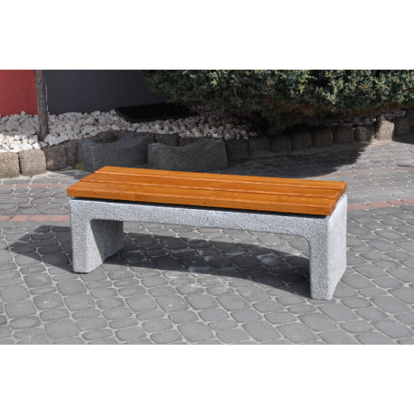 Ławka betonowa 120×40 wys. 42 kod: 468